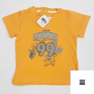 T-shirt jaune " road 99 "