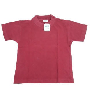 T-shirt MC bordeaux uni