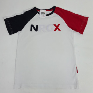 T-shirt MC manche bleu et rouge " nrgx "