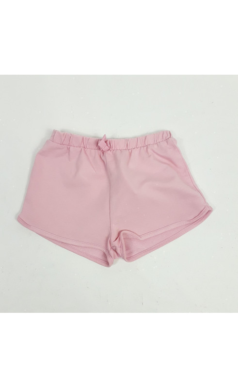 Short rose avec noeud