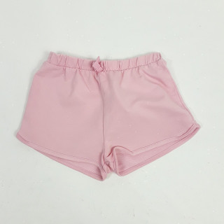 Short rose avec noeud