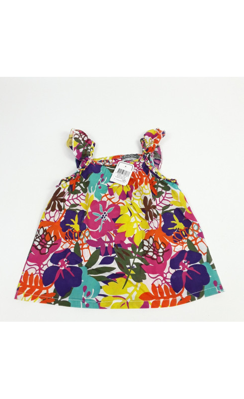 Blouse fleur de couleurs