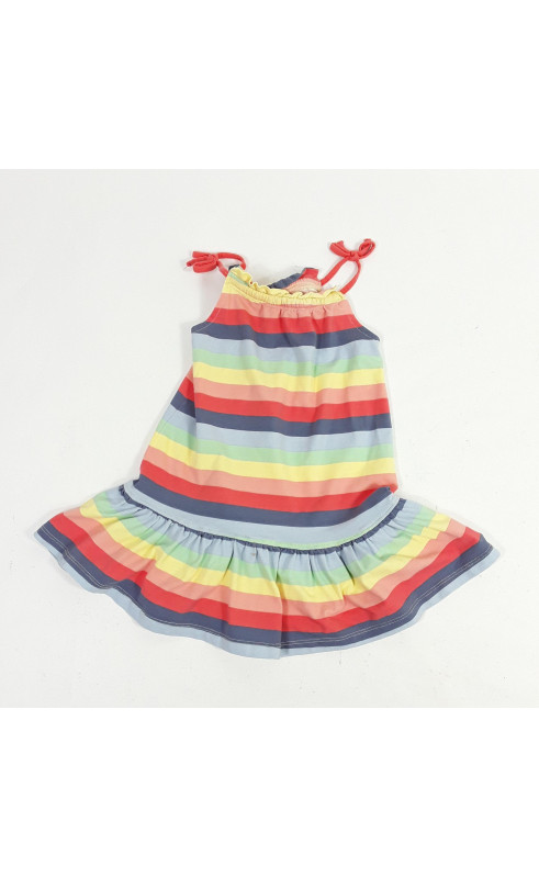 Robe de plage multicolor