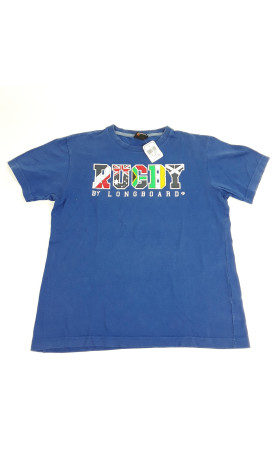 T-shirt MC bleu " rugby by...