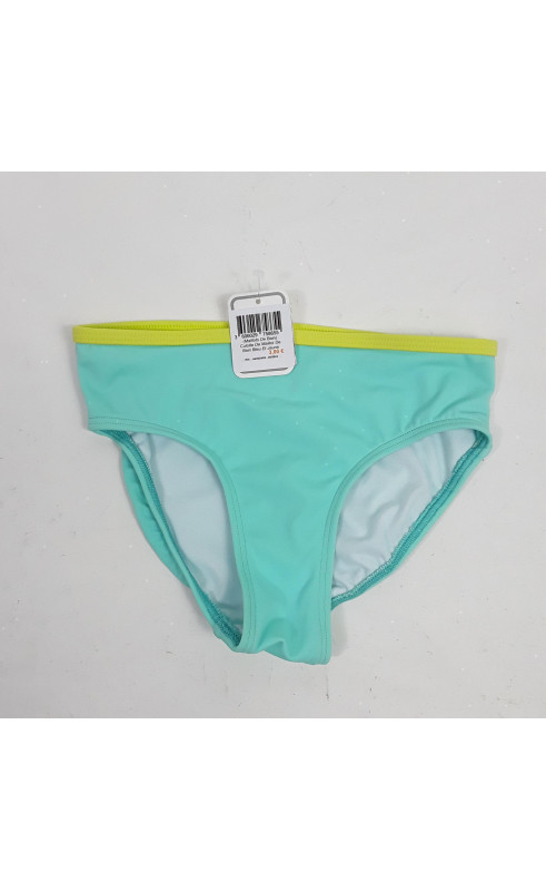 Culotte de maillot de bain bleu et jaune