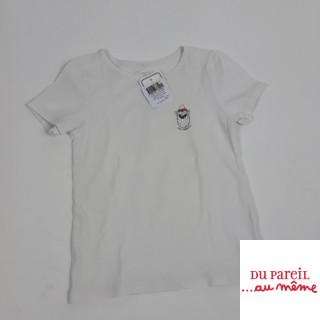 T-shirt MC blanc motif monstre " karl ambolage "