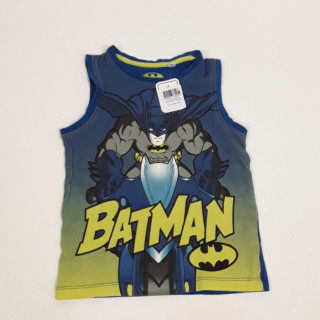 Débardeur bleu imprimé batman