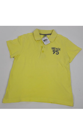 Polo jaune " orc&co 95 "