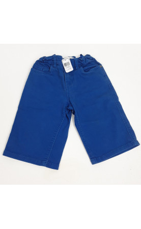 short en jeans bleu électrique