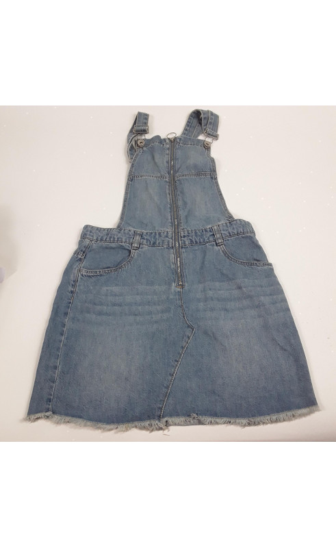 Robe salopette en jeans