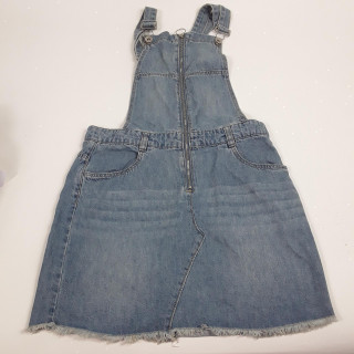 Robe salopette en jeans