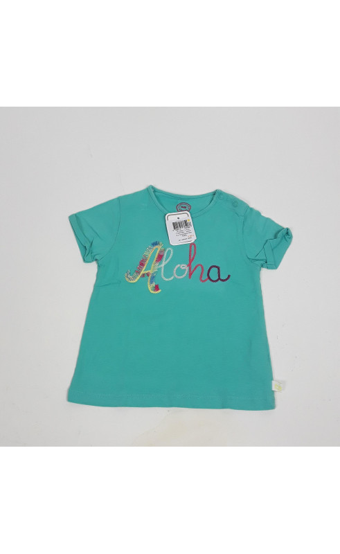 T-shirt bleu " Aloha"