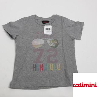 T shirt MC gris lunette de soleil