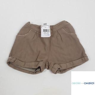 short doublé beige