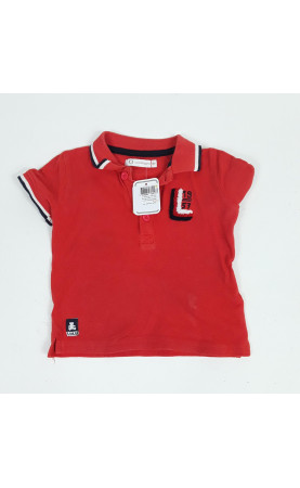 polo mc rouge motif L 1957