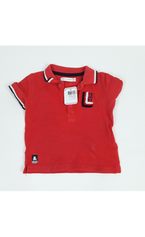 polo mc rouge motif L 1957