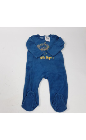 Pyjama bleu lion "wild night"