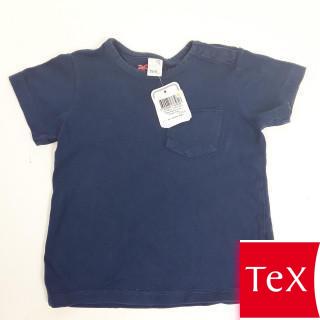 T-shirt MC bleu marine avec poche