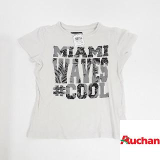 t-shirt blanc " Miami waves "