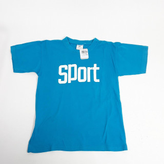 t-shirt bleu sport