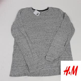 T-shirt ML gris chiné