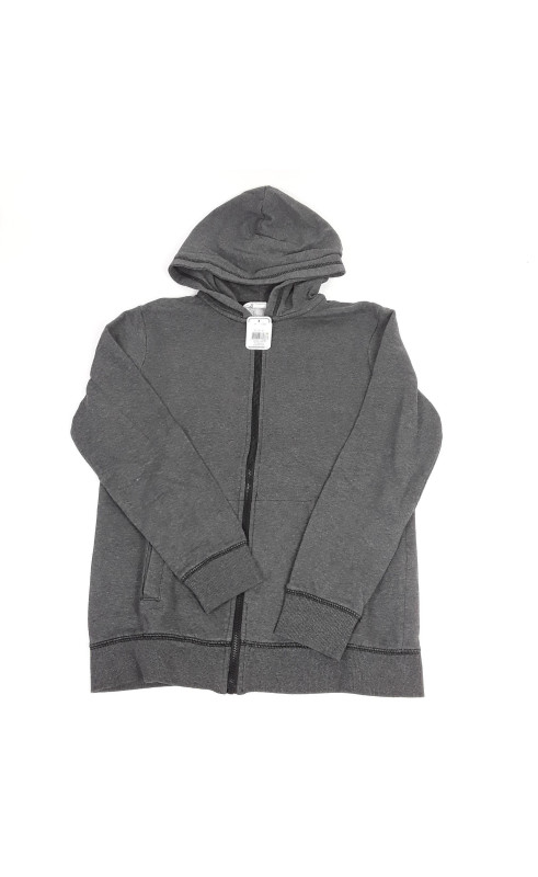 Veste de survêtement à fermeture gris anthracite