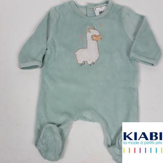 pyjama bleu clair motif lama