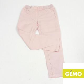 pantalon rose pale avec élastique a la taille