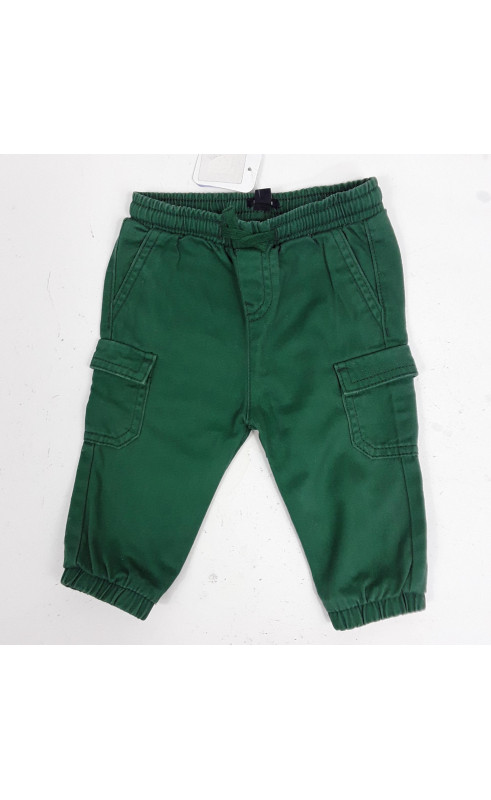 pantalon cargo vert