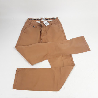 Pantalon style chino marron