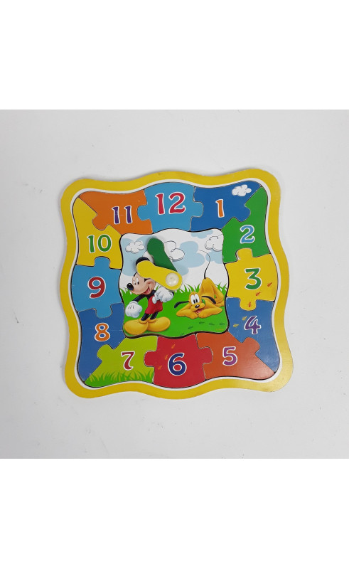 Puzzle horloge Mickey