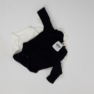 Lot de 2 Body blanc et noir ML