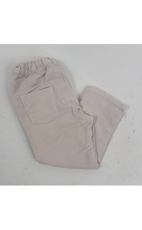 pantalon beige en velours