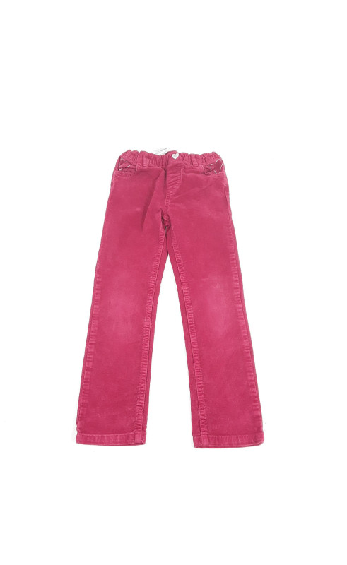 Pantalon velours fushia