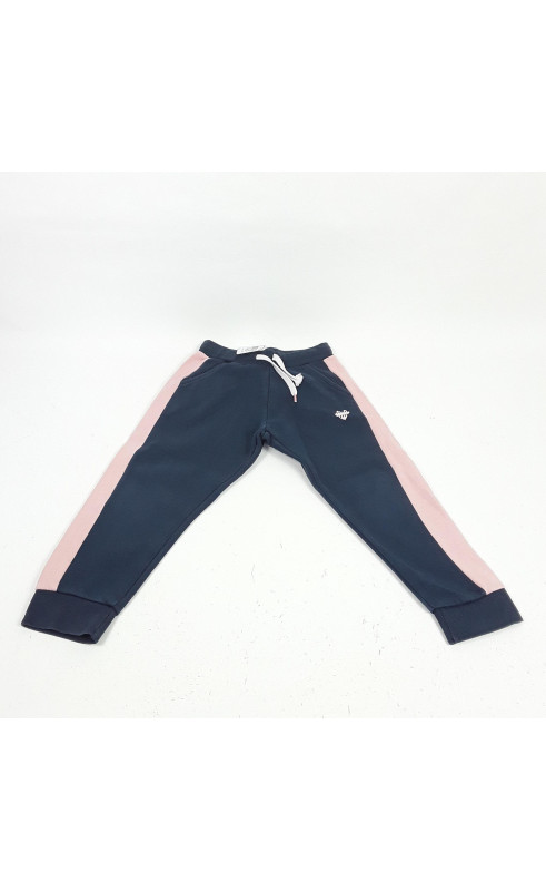 Pantalon jogging rose coton bio