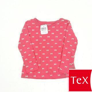 T-shirt ml rose motifs nœuds