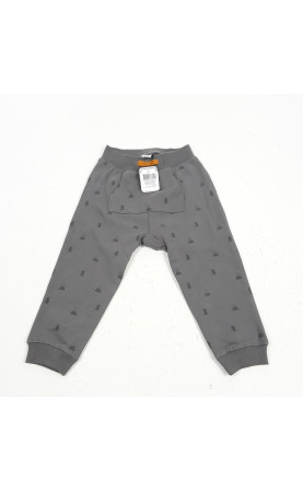 Pantalon sarouel gris motif...