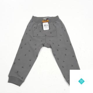 Pantalon sarouel gris motif sapin