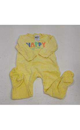 pyjama jaune " happy "avec...