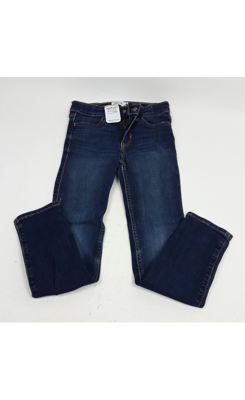 pantalon bleu marine cargo avec cordons