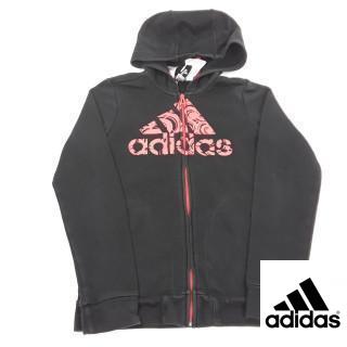 Veste zippé noir " adidas " orange