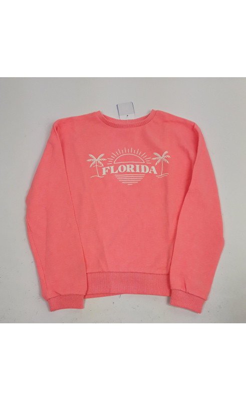 pull rose fluo " flora "