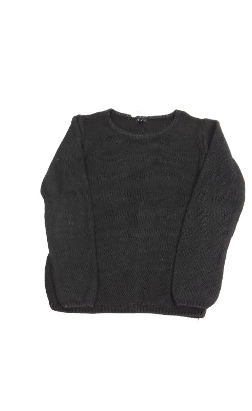 pull noir en maille