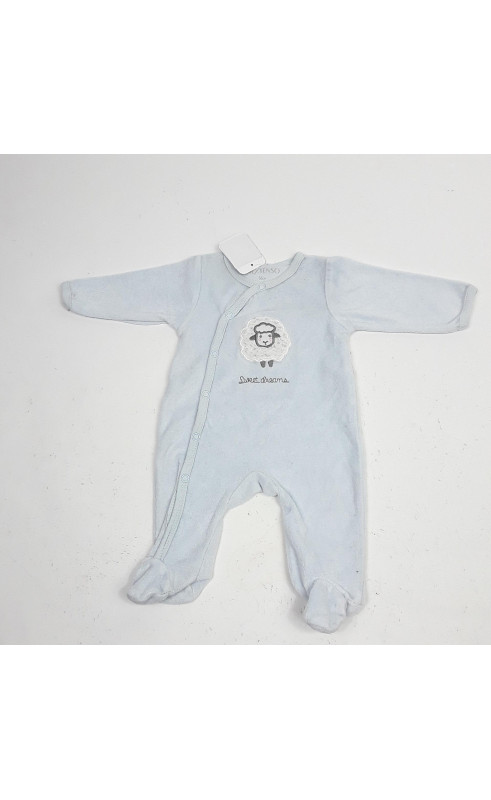 pyjama bleu clair motif mouton "sweet dreams"