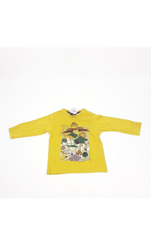 t-shirt ml jaune " my circus "