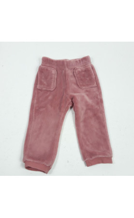 Pantalon chaud rose poudré