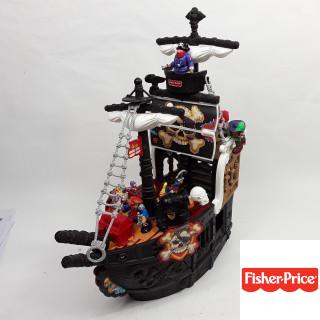 Bateau pirate avec accessoires et personnages