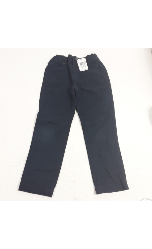 pantalon en jean bleu marine doublé