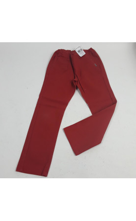 pantalon slim rouge avec...