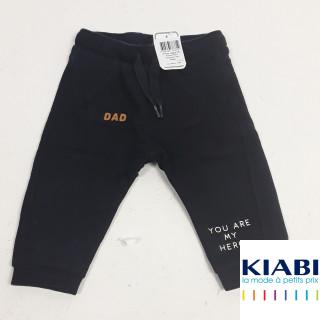 jogging bleu marine poche kangourou "dad"